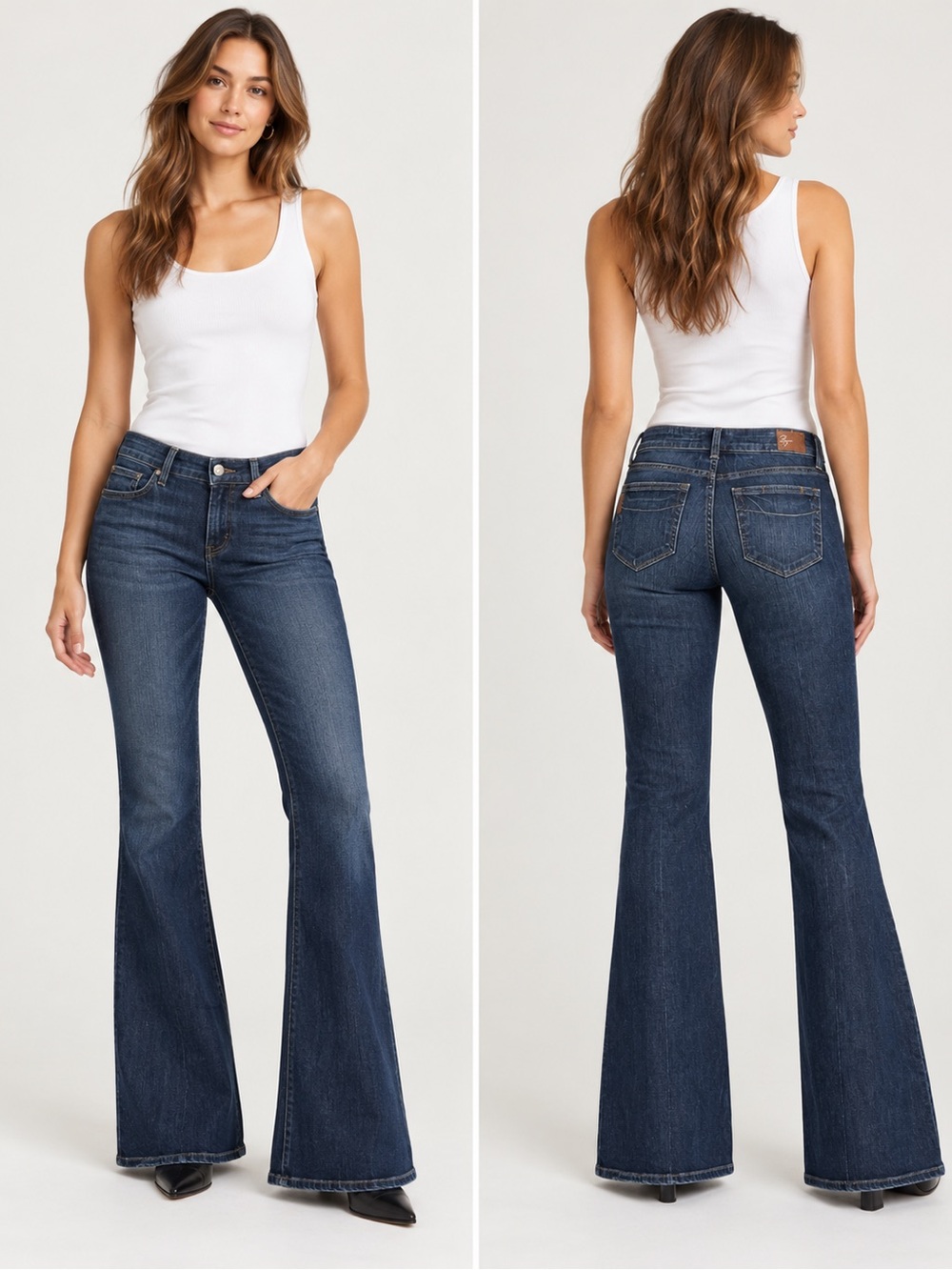 Paige Premium Denim Women’s Dark Wash Flare Jeans Size 27